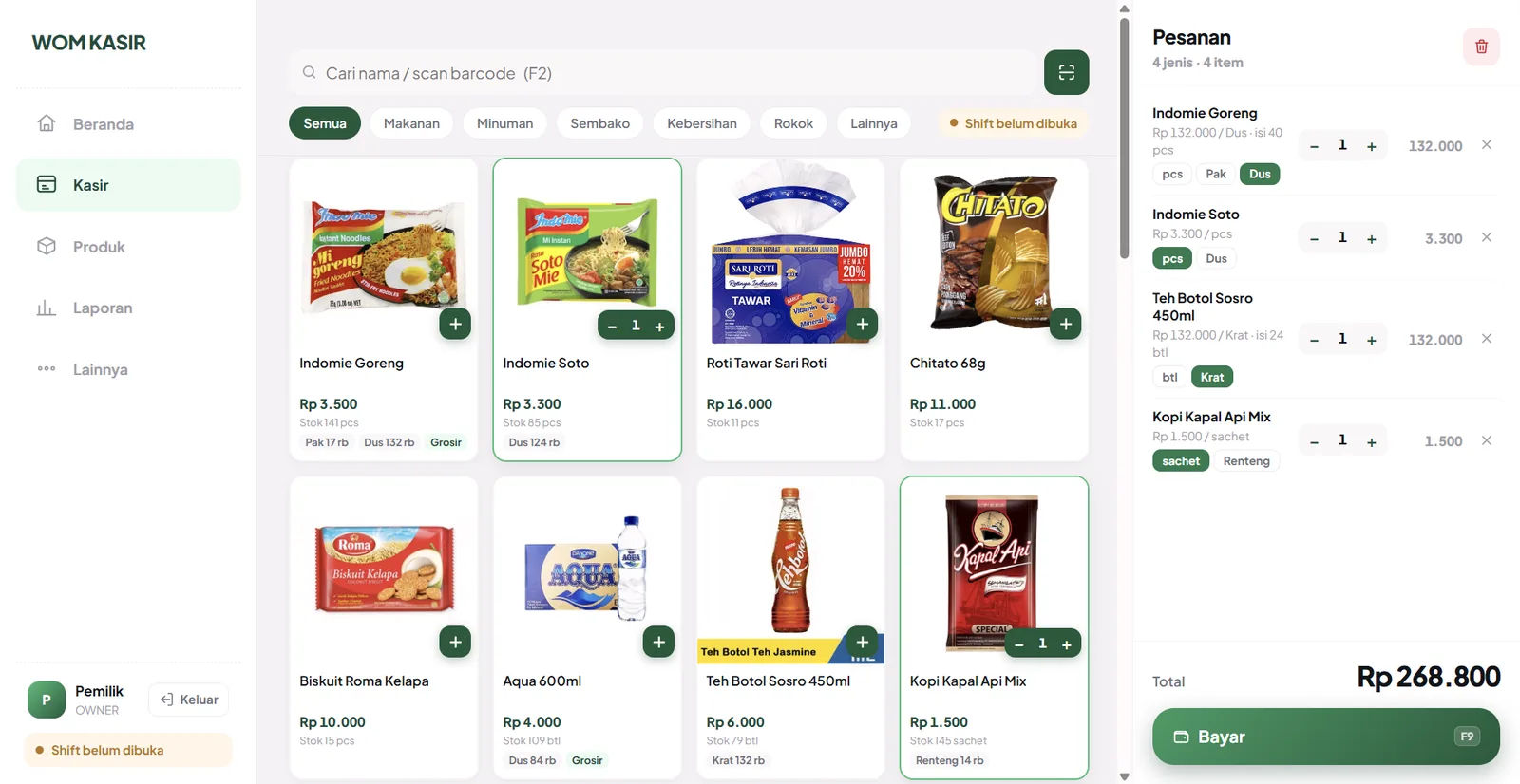 WOM Kasir